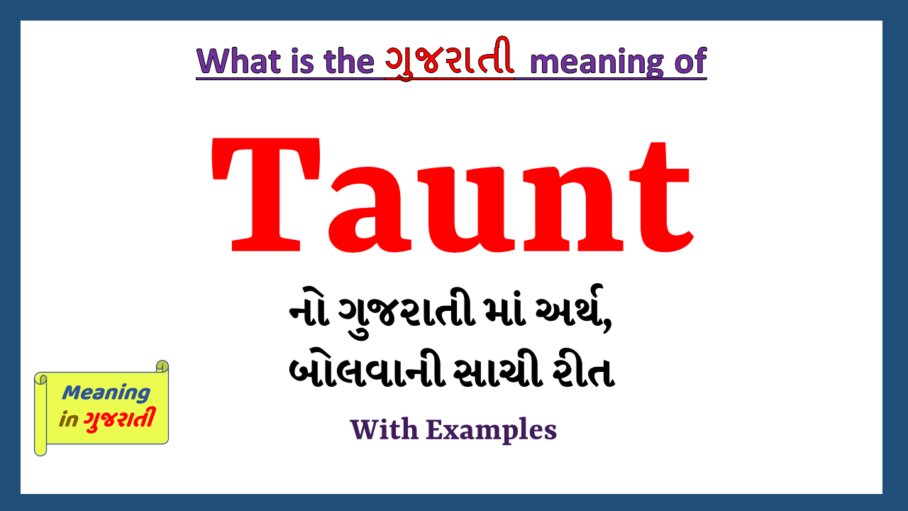 Taunt-meaning-in-gujarati