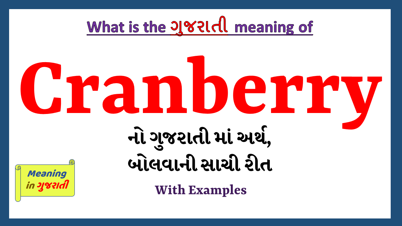 Cranberry-meaning-in-gujarati