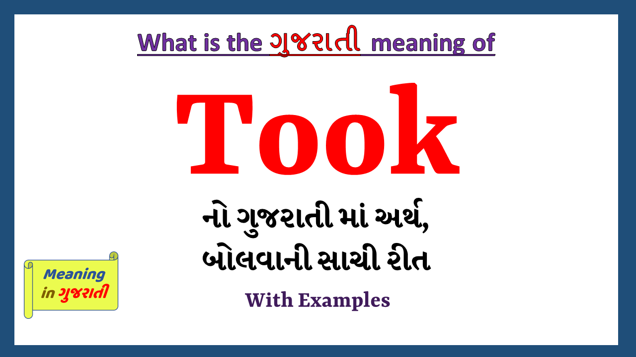 Took-meaning-in-gujarati