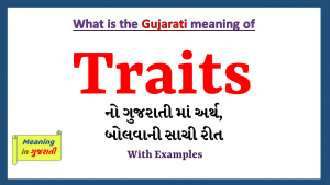 Traits-meaning-in-gujarati