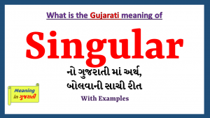 Singular-meaning-in-gujarati